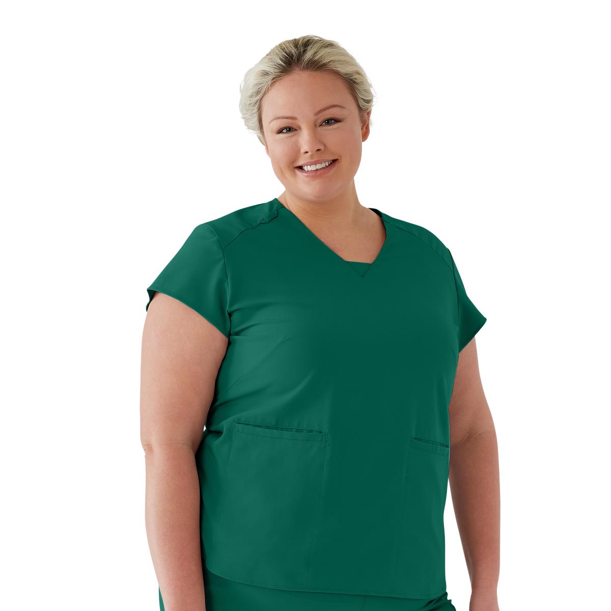 Monroe AVE Women's V-Neck Tunic Style Scrub Tops (Style 4805)