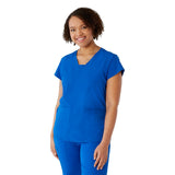 Monroe AVE Women's V-Neck Tunic Style Scrub Tops (Style 4805)