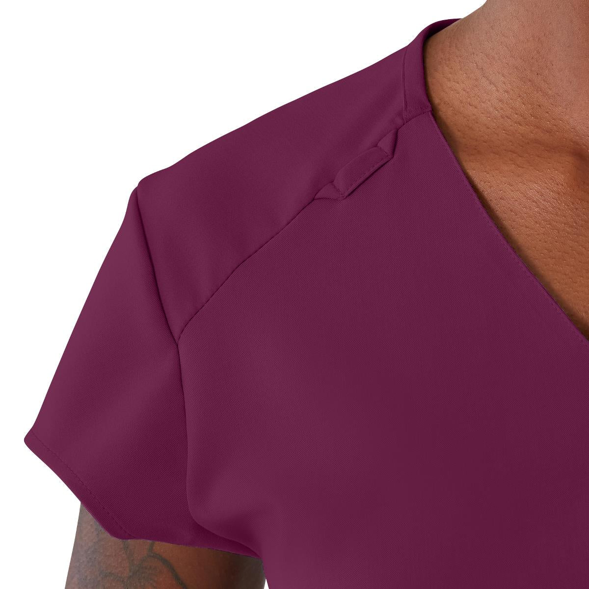 Monroe AVE Women's V-Neck Tunic Style Scrub Tops (Style 4805)
