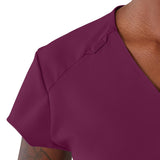 Monroe AVE Women's V-Neck Tunic Style Scrub Tops (Style 4805)