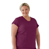 Monroe AVE Women's V-Neck Tunic Style Scrub Tops (Style 4805)