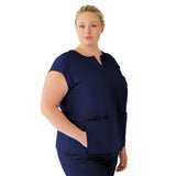 Nolita AVE Women's Oversized Tunic Style Scrub Tops with Notch Collar (Style 4806)