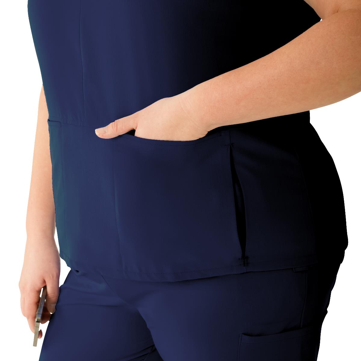 Nolita AVE Women's Oversized Tunic Style Scrub Tops with Notch Collar (Style 4806)