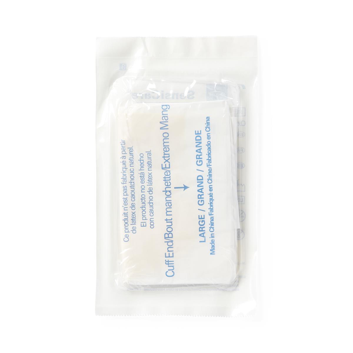 Sensicare powder-free stretch vinyl sterile exam gloves, dispenser box.