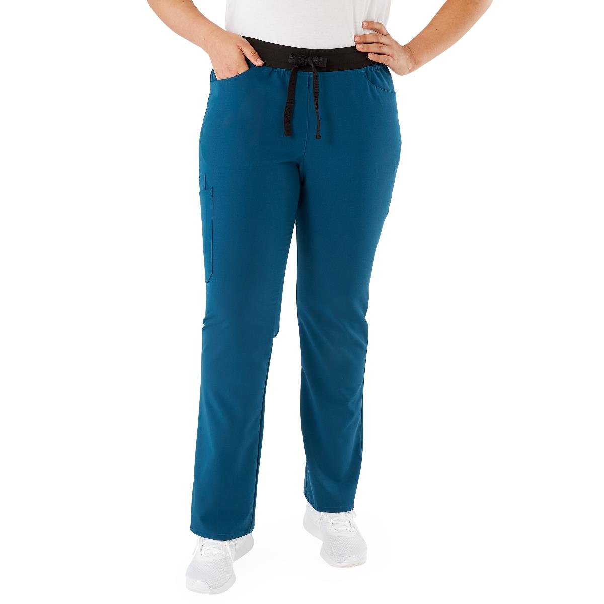 Coastal AVE Women's Boot-Cut Scrub Pants - Regular Length (Style 4912)