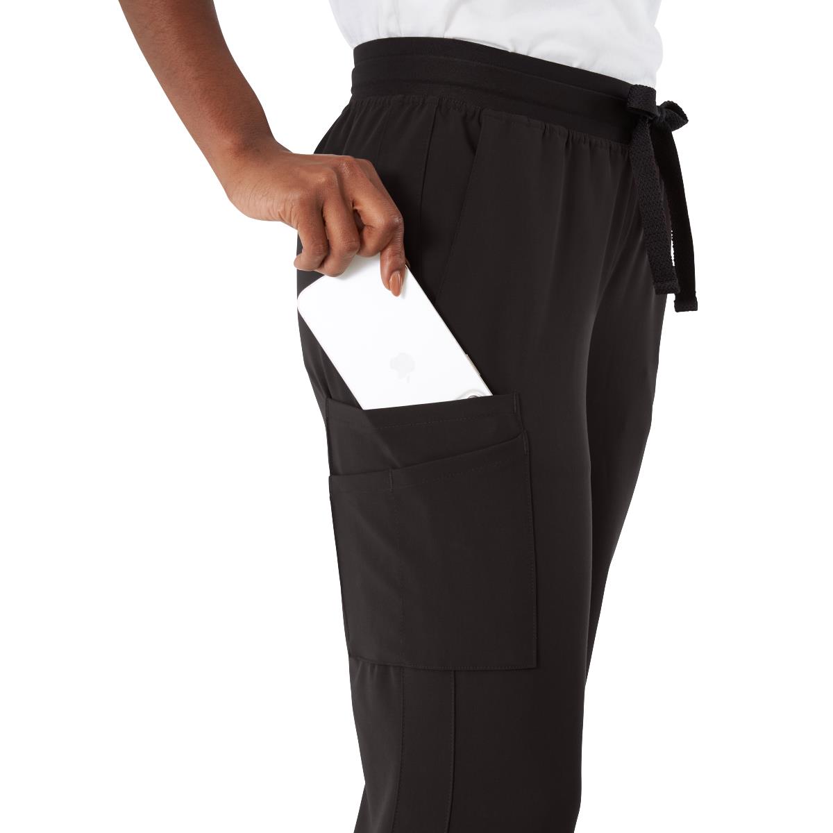 Varick AVE Women's Midrise 6-Pocket Scrub Pants - Tall Length (Style 4913)