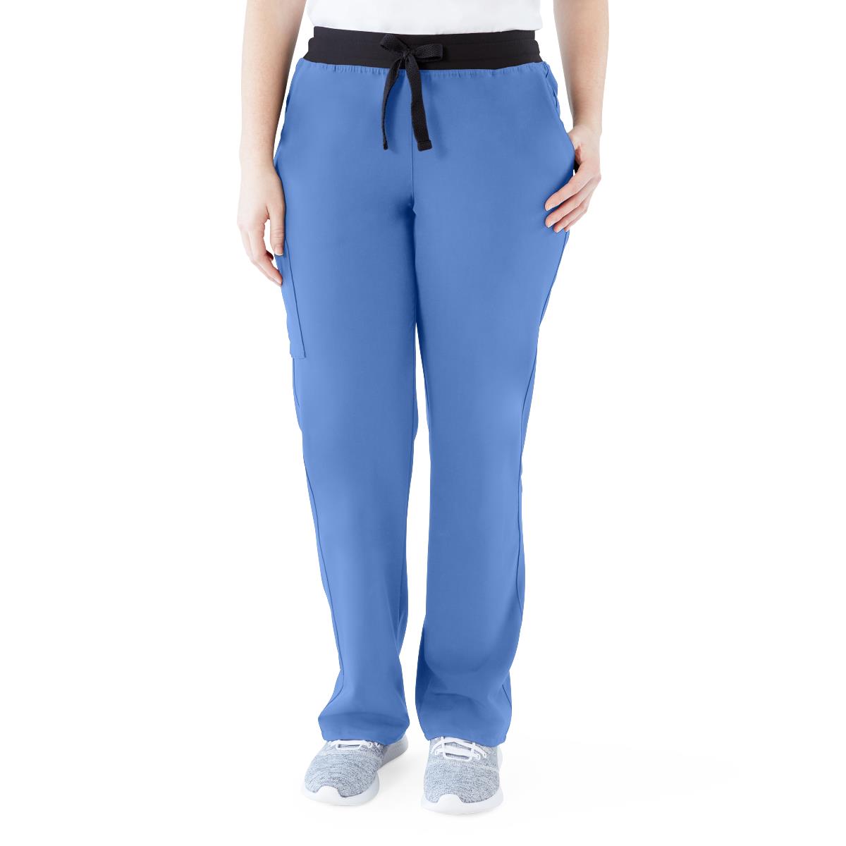Varick AVE Women's Midrise 6-Pocket Scrub Pants - Tall Length (Style 4913)