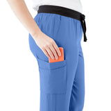 Varick AVE Women's Midrise 6-Pocket Scrub Pants - Tall Length (Style 4913)