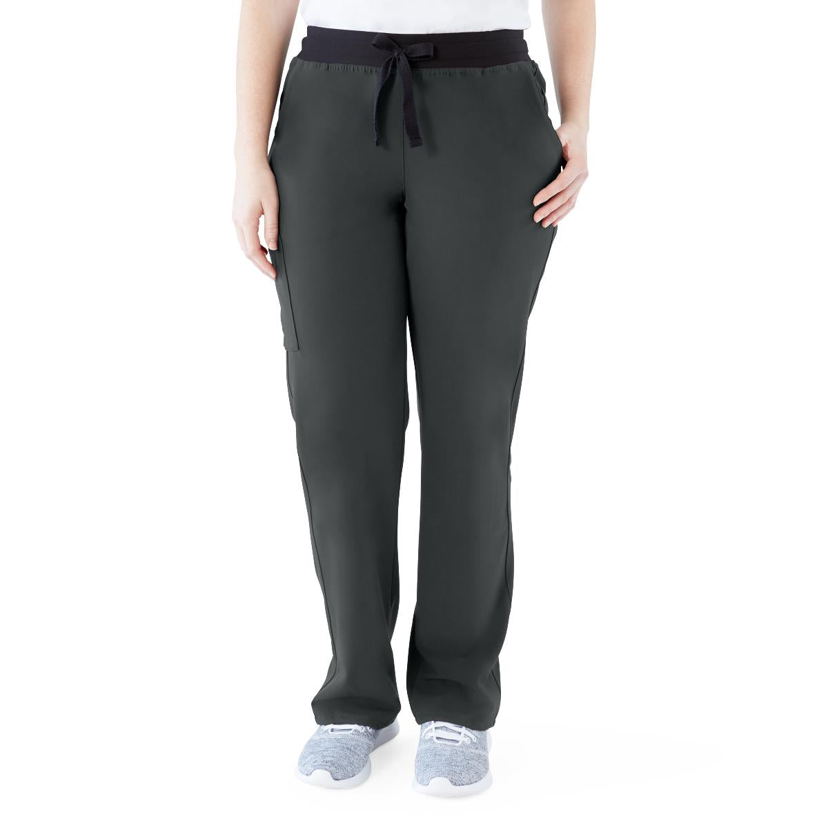 Varick AVE Women's Regular Length Scrub Pants Charcoal