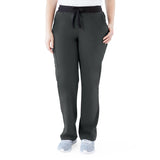 Varick AVE Women's Petite Scrub Pants Charcoal