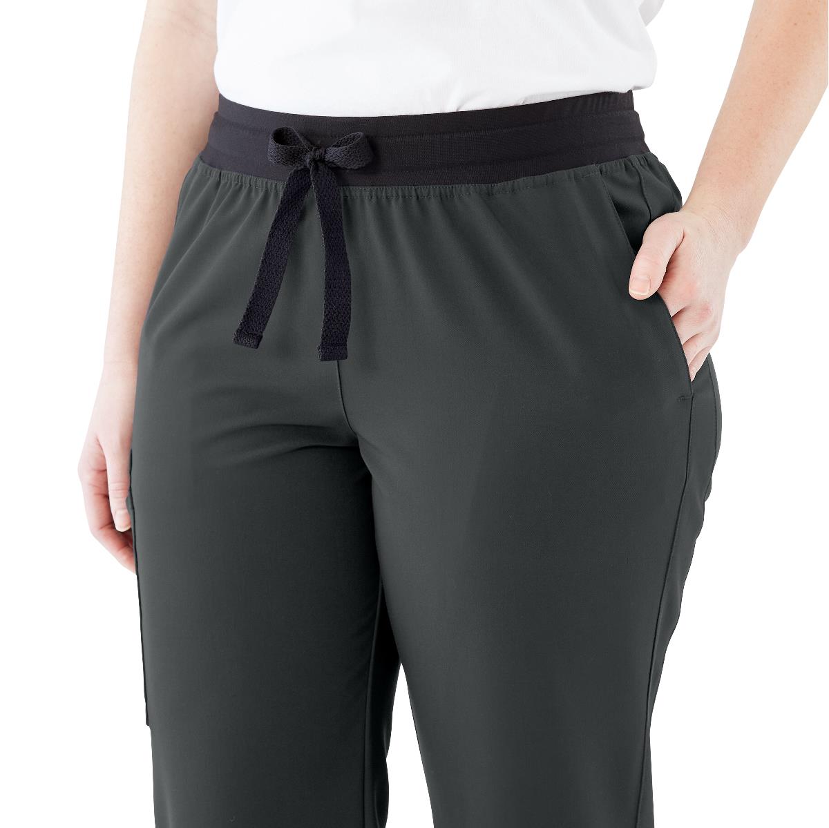 Varick AVE Women's Midrise 6-Pocket Scrub Pants - Tall Length (Style 4913)