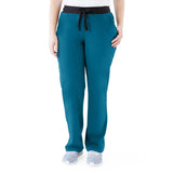 Varick AVE Women's Regular Length Scrub Pants Caribbean Blue