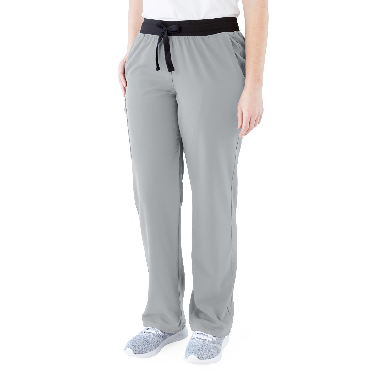 Varick AVE Women's Midrise 6-Pocket Scrub Pants - Tall Length (Style 4913)