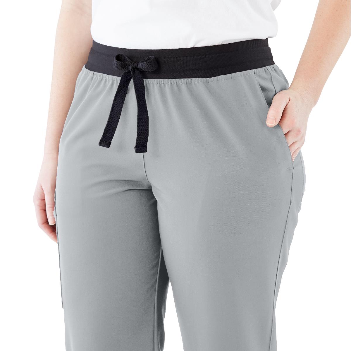 Varick AVE Women's Midrise 6-Pocket Scrub Pants - Tall Length (Style 4913)