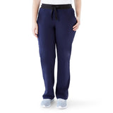Varick AVE Women's Petite Scrub Pants Navy Blue