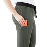 Varick AVE Women's Midrise 6-Pocket Scrub Pants - Tall Length (Style 4913)