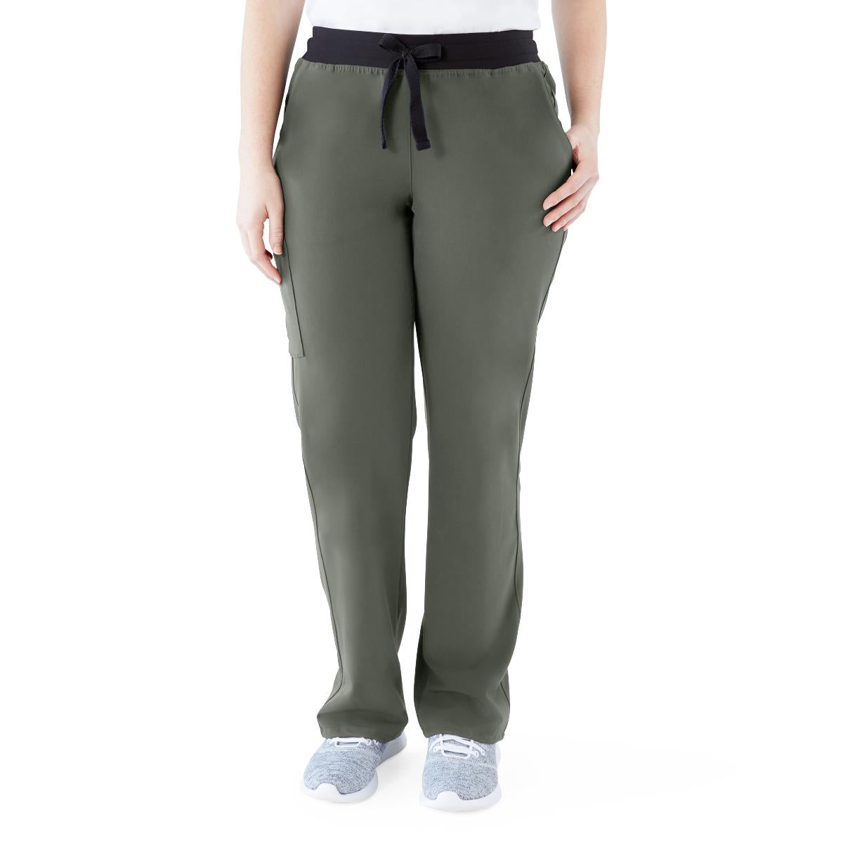 Varick AVE Women's Midrise 6-Pocket Scrub Pants - Regular Length  (Style 4913)