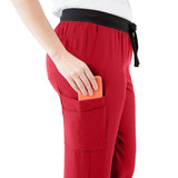 Varick AVE Women's Midrise 6-Pocket Scrub Pants - Tall Length (Style 4913)