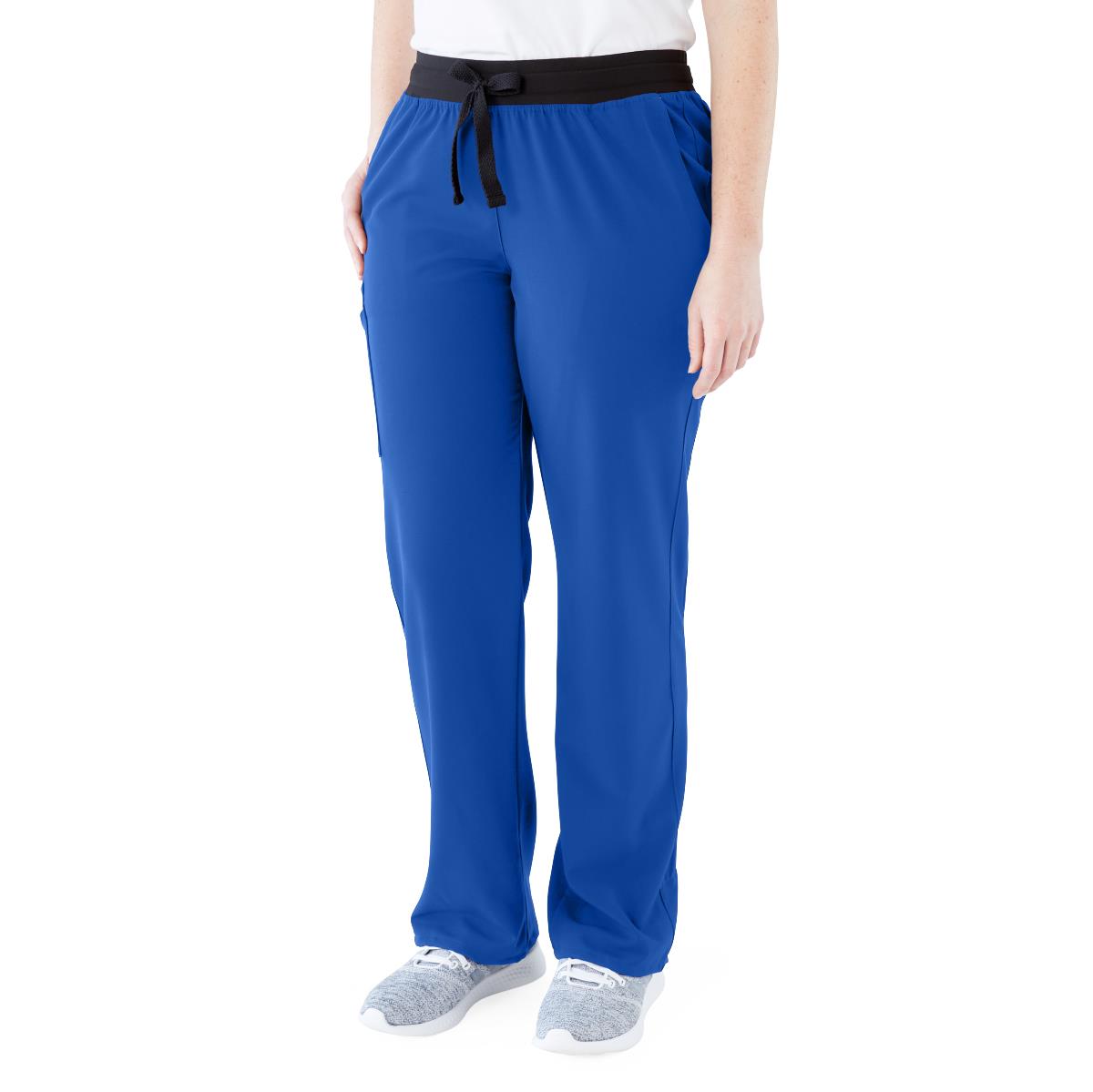 Varick AVE Women's Midrise 6-Pocket Scrub Pants - Tall Length (Style 4913)