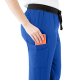 Varick AVE Women's Midrise 6-Pocket Scrub Pants - Tall Length (Style 4913)