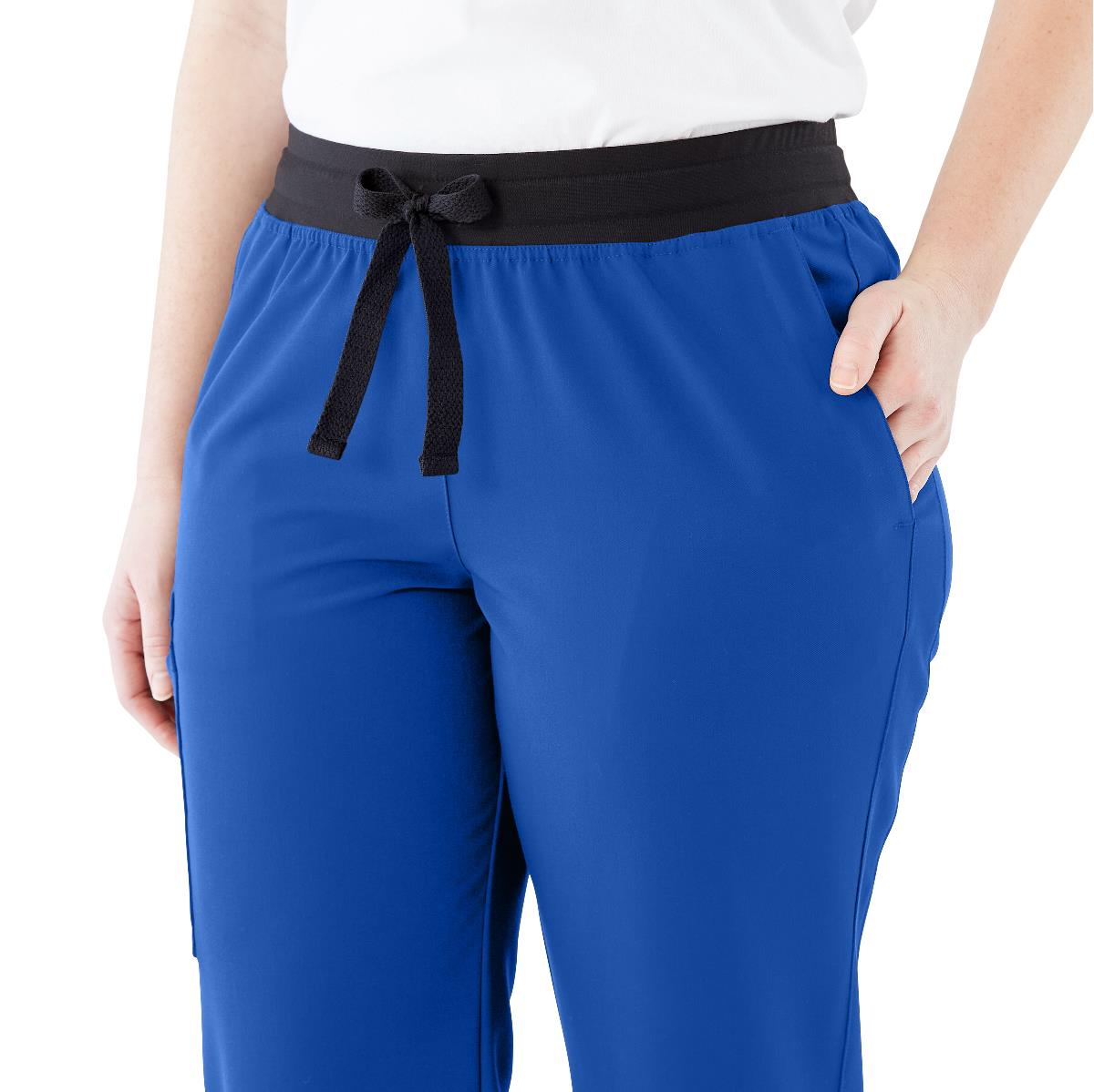 Varick AVE Women's Midrise 6-Pocket Scrub Pants - Tall Length (Style 4913)