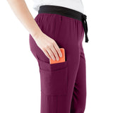 Varick AVE Women's Midrise 6-Pocket Scrub Pants - Tall Length (Style 4913)