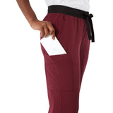 Varick AVE Women's Midrise 6-Pocket Scrub Pants - Tall Length (Style 4913)