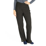 Ocean AVE Women's Wide Waistband Stretch Scrub Pants - Tall Length (Style 5560)