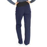 Ocean AVE Women's Wide Waistband Stretch Scrub Pants - Tall Length (Style 5560)