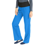 Ocean AVE Women's Wide Waistband Stretch Scrub Pants - Petite Length (Style 5560)