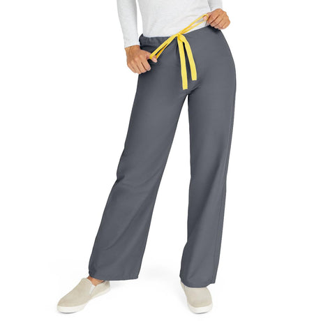 AngelStat Unisex Reversible Scrub Pants with Drawstring Waist