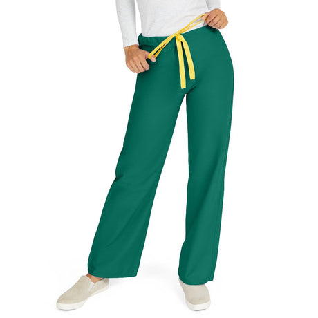 600 AngelStat Hunter Green Scrub Pants with Angelica Color Coding