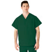 610 AngelStat Hunter Green Scrub Tops with Angelica Color Coding - BeHope
