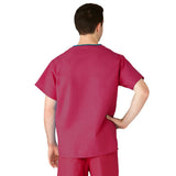 AngelStat Unisex Reversible Scrub Tops with Medline Color Coding (Style 610)