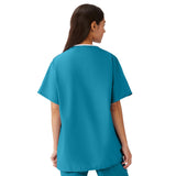 AngelStat Unisex Reversible Scrub Tops with Medline Color Coding (Style 630)