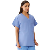 CottonCare Unisex 1-Pocket Scrub Tops for Hyperbaric Units (Style 658)
