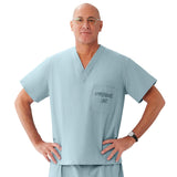 CottonCare Unisex 1-Pocket Scrub Tops for Hyperbaric Units (Style 658)