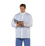 Medline Fluid-Resistant Unisex Barrier Short Lab Coats