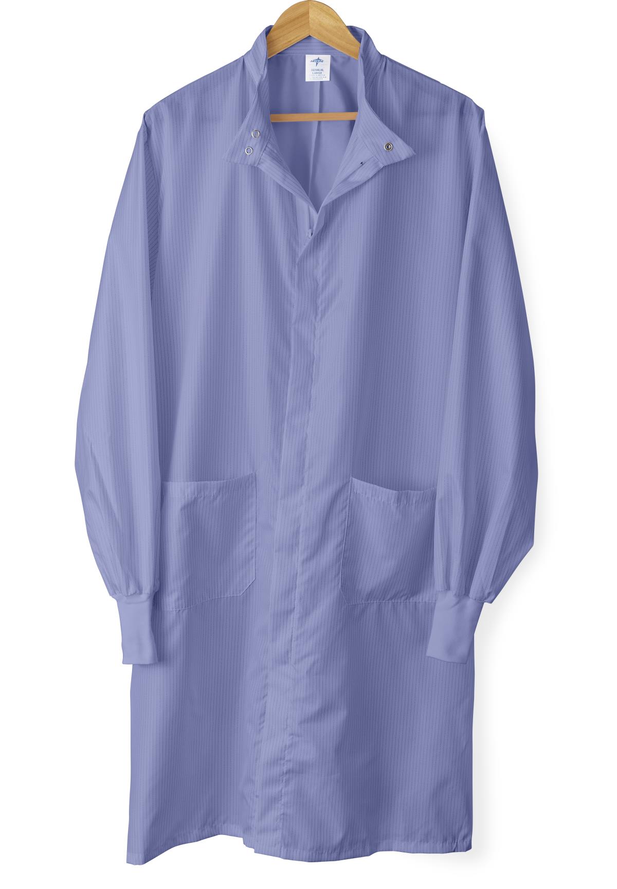 Medline Fluid-Resistant Unisex Antistatic Barrier Lab Coats