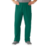 AngelStat Unisex Cargo Scrub Pants with Elastic Waist
