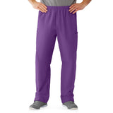 AngelStat Unisex Cargo Scrub Pants with Elastic Waist