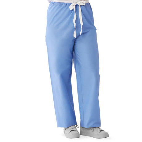 Encore Unisex Reversible Scrub Pants with Drawstring Waist - BeHope