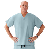 Encore Unisex Reversible V-Neck Scrub Top with 4 Pockets