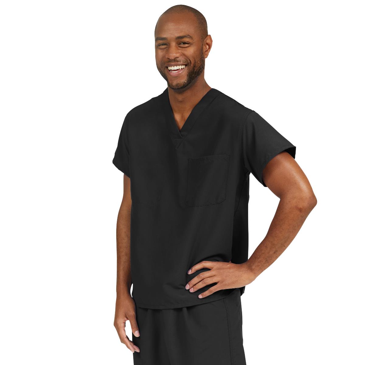 PerforMAX Unisex Reversible 1-Pocket Scrub Tops with Chest Pocket (Style 810)