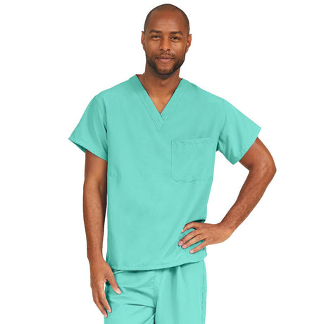 PerforMAX Unisex Reversible 1-Pocket Scrub Tops with Chest Pocket (Style 810)