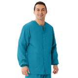 AngelStat Peacock Unisex Scrub Jackets