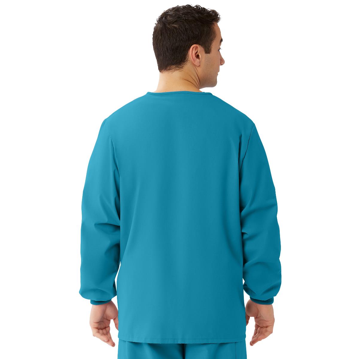 AngelStat Style 849 Unisex Scrub Jackets - Peacock