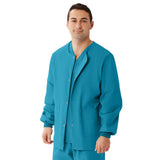 AngelStat Style 849 Unisex Scrub Jackets - Peacock