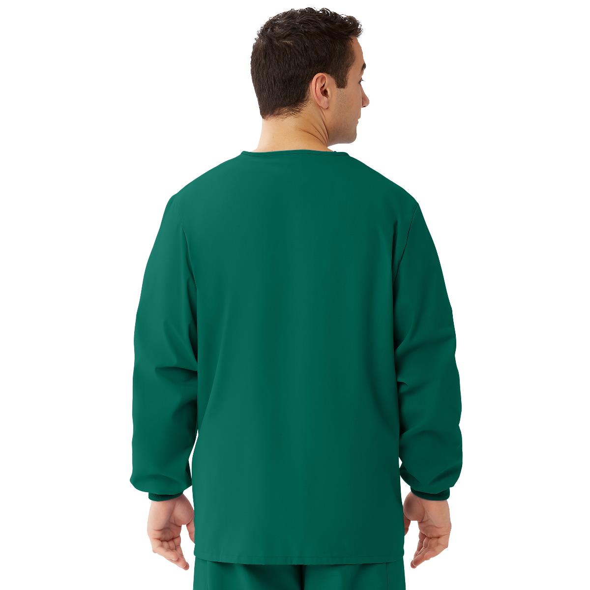 AngelStat Style 849 Unisex Scrub Jackets - Hunter Green