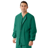 AngelStat Style 849 Unisex Scrub Jackets - Emerald